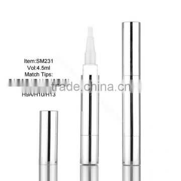 Sunshine-SM231, 4.5ml aluminum shell cosmetic pen,twist up design, aluminum pen tube, twist pen, lip gloss twist pen