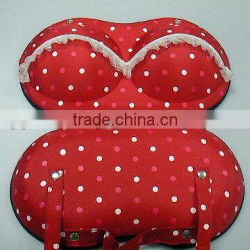 GC-Beautiful flower big size eva bra packing bag eva bra package bag