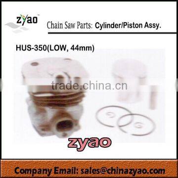 44mm cylinder /PISTON ASSY for HUS350 LOW gasoline chain saw , spare parts for Husqvarna350 LOW chainsaw