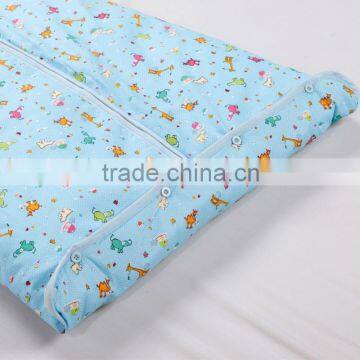 Infant Kids Anti Kicking Quilt Sleeping Bag for Four Seasons Detachable Fillings Blue Style photo-2