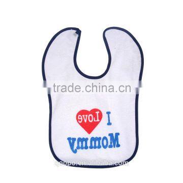 Best Quality 100% Cotton With Velcro Soft Cotton Fancy Baby Bandana Bibs