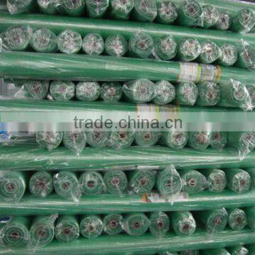 Transparent and green waterproof tarpaulin roll