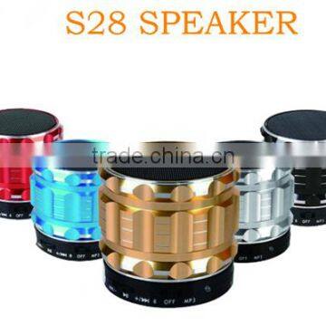 Stereo Bluetooth Speaker with TF Card and Mic Handsfree Functions Support (OM-S28)