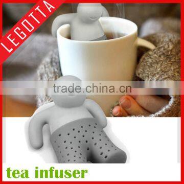 2016 hot sale new product silicone MR tea infuser for wholesale
