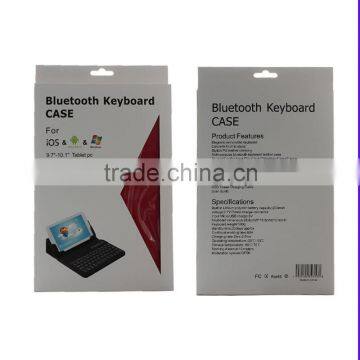 9 -10.1 Inch PAD Universal Leather Case Cover With 3.0 Wireless Bluetooth Keyboard photo-5