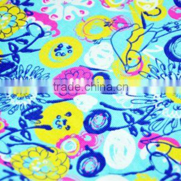 Soft hand feeling flocking cordoury design fabric