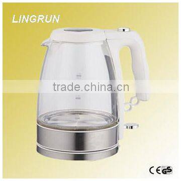 cute flower glass water kettle glass tea kettle