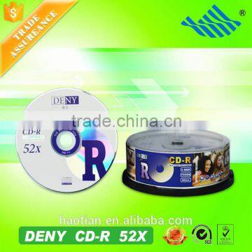 700MB 52X cake box packing princo cd and dvd virgin