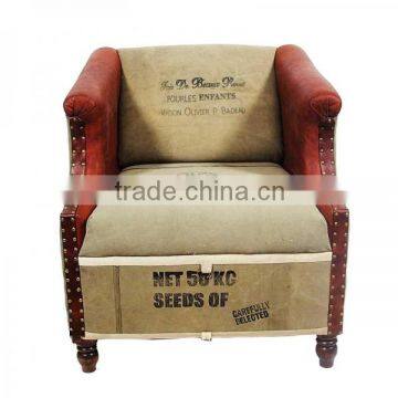 Leather Sofa, Leather canvas sofa