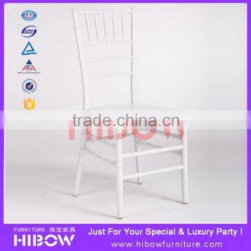 High quality plastic resin white tiffany chair for sale