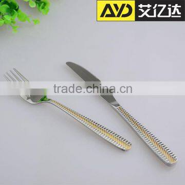 Hot Sale ! Wholesale Tableware Silver Cutlery 72pcs German Flatware