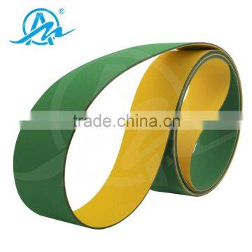 yellow and green flat blet Chip baseband for industrial belts machine