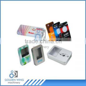 2-Piece Metal Tin Box with Window Making Machine Line