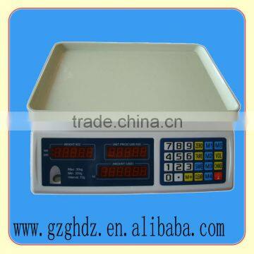 LED Display 30kg Electronic Price Balance / 6kg scale electronic