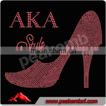 Charming Lady High Heel Hotfix Transfer Rhinestone AKA Style Designs