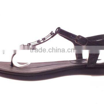 Flat sandals for ladie pictures flip fop buckle closure