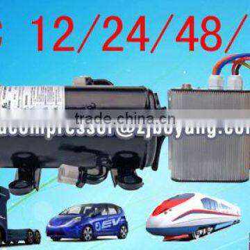 Electric automotive air conditioning compressor for van roof mounted air conditioner car roof top truck cabin aircon