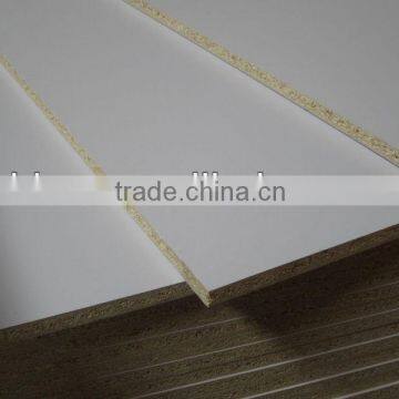 white melamine faced particle board