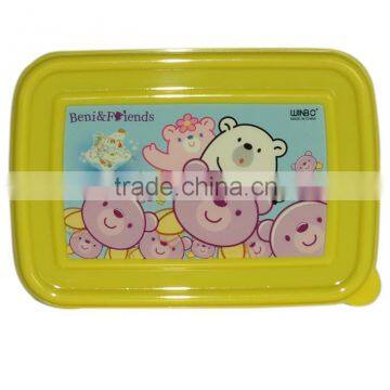 Cartoon Kids Plastic Lunch Box With Cutlery photo-2