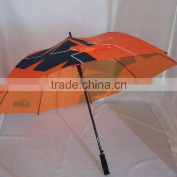 High quality windproof auto open straight Golf umbrella ODM umbrella for Promotion Branded Golf Umbrellas