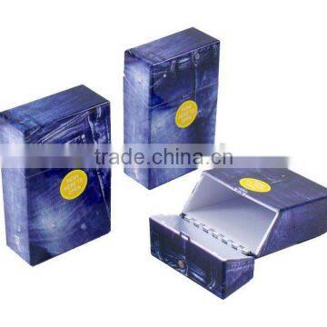 automatic open, printing plastic cigarette case ,