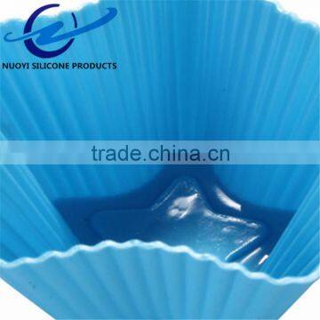 Colorful Single Mini Star Shape Silicone Cake Mold photo-2