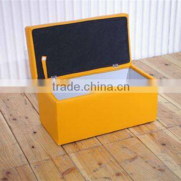 Multifunctional Modern Two Seat Square Stool With Storage photo-3