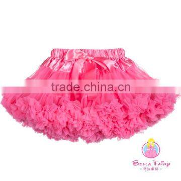 Hot sale pink tutu skirts for girls mini skirt  cute dress wholesale children's boutique clothing girl party wear western