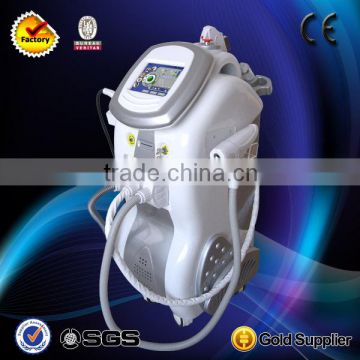 Hot sell salon use 5 in 1ipl rf nd yag laser hair removal machine (CE ISO TUV SGS)