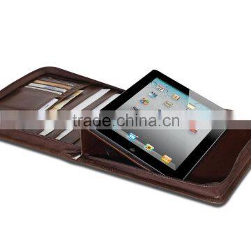 Brown PU Leather Folio Portfolio Case for IPad 2/iPad 3/iPad 4/ IPad Air IPad 5 photo-5