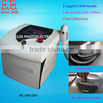 Skin Whitening Portable IPL 515-1200nm SHR OPT Hair Removal Machine