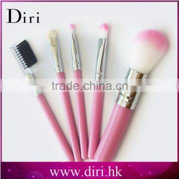 Factory price small pink makeup brush set for travel