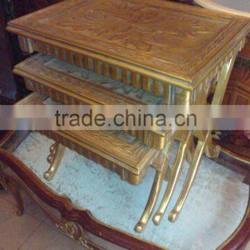 French Gold Nest of Tables photo-6