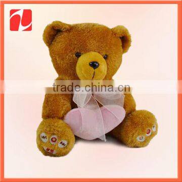 Valentine's Day gift plush teddy bear toy with love heart