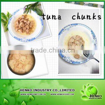 canned tuna chunks in oil