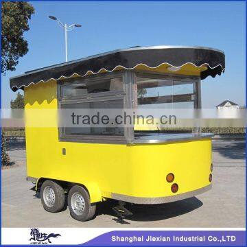 JX-CR320 exquisite outdoor coffee trailers/fast food mobile cart