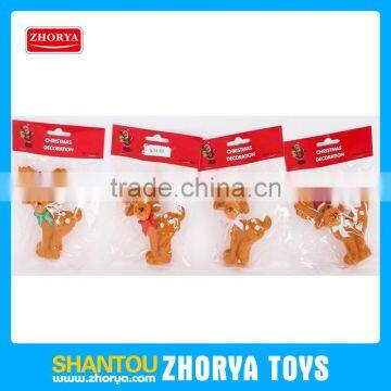 Colorful christmas Deer wearing hat ,Christmas Decoration