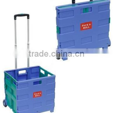 foldable plastic cart folding plastic rolling cart