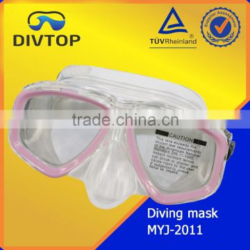 Silicone diving mask/snorkel equipment