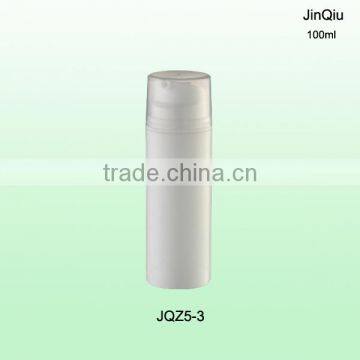 Airless pump bottle for cosmetics 100ml plastic airless pump bottle