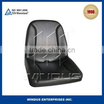 forklift truck seat with suspension