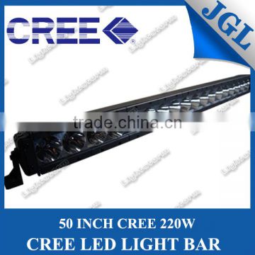 SUPERBRIGHT 9-32V 220W 50 INCH 24V CREE LED LIGHT BAR FOR TRUCK SUV ATV MACHINERY