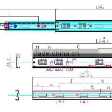 LMS Ball Bearing Drawer Slides Roll Forming Line photo-3