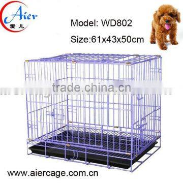 Factory supplier pet cage dog cage kennel folded dog cage