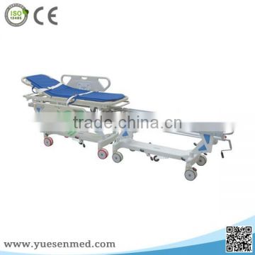 YSHB-JH2B Good sale manual adjustable patient transfer trolley