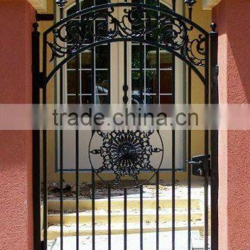 Customized Residential Residential Wrought Iron Fencing and Gate Are Constructed With Galvanized Steel photo-4