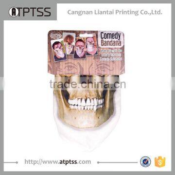 Factory Wholesle More Than 400 Stock Designs 100% High Micro Polyester Outdoor Multifunction Skull Comedy Bandana photo-4