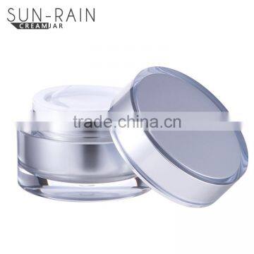 Wholesales High Quality PMMA Colorful Plastic Cosmetics Cream Empty Jar photo-2