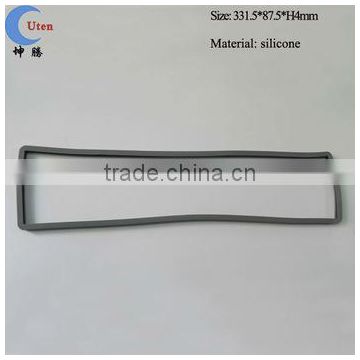 Rectangle mechannical silicone seal ring with groove