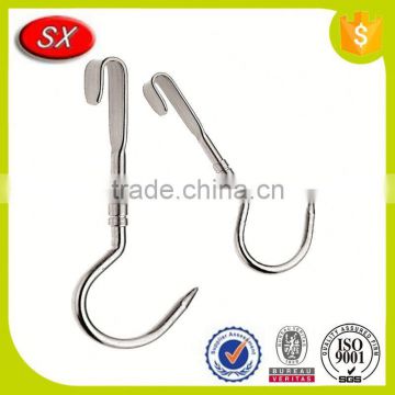 customized Sliving plated meat hooks butcher supplies meat hook